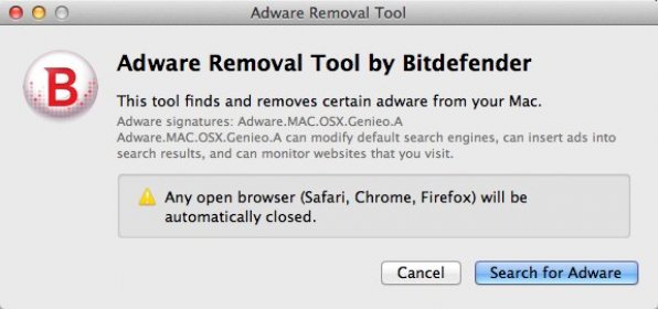 free adware removal tool for mac